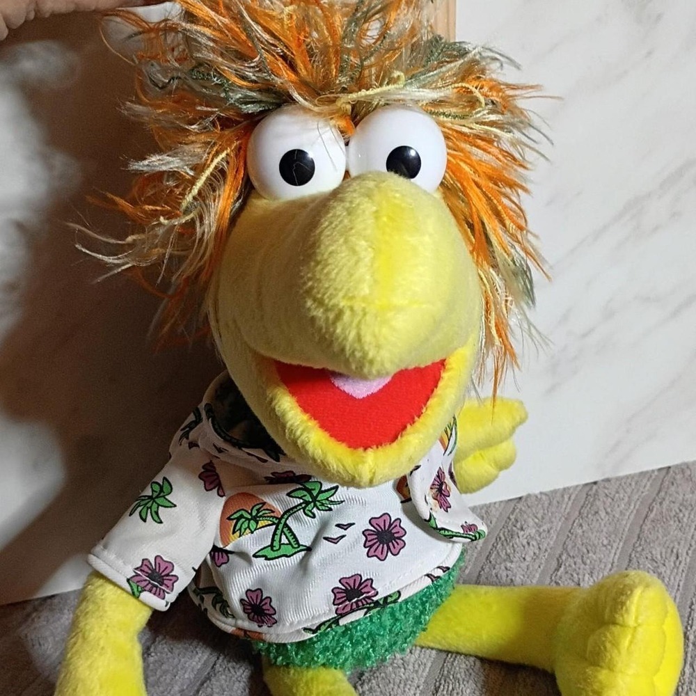 Jim Henson Wembley Fraggle Rock Plush Sababa Toys 2006 Hawaiian Shirt 10 Inch